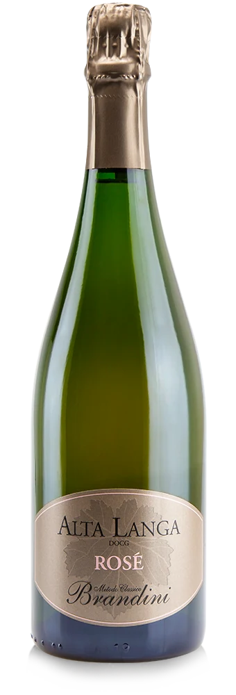 Agricola Brandini, Alta Langa Rose' Brut Docg: fotografia dal fronte
