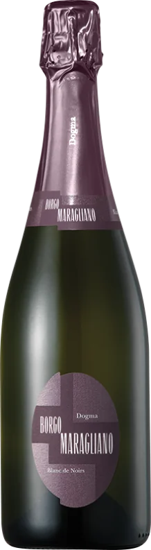 Borgo Maragliano, Dogma Blanc De Noir Brut Nature: fotografia dal fronte