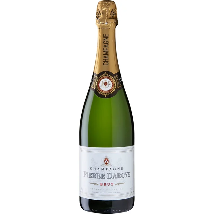 Pierre Darcys, Champagne Brut: fotografia dal fronte